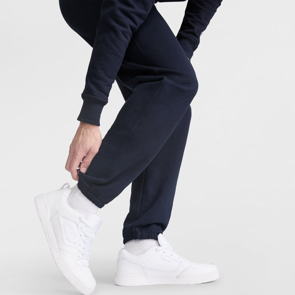 Powerblend Sweatpants, Relaxed Hem, C Logo