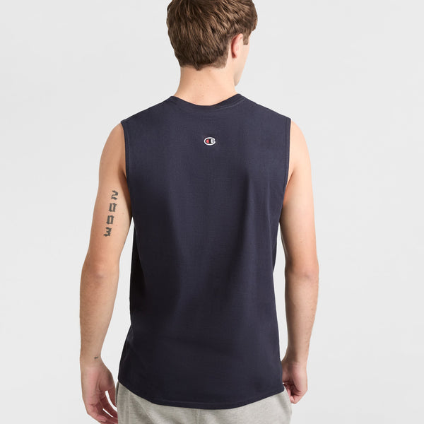 Classic Muscle Tank, Script Logo